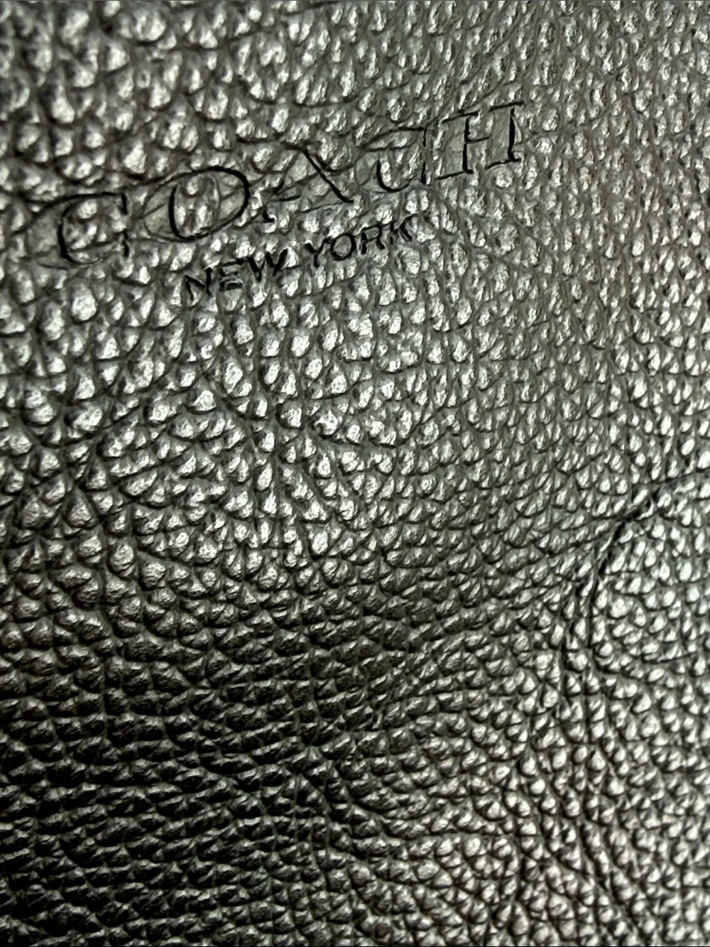 Coach Denim Patchwork Black Leather Clutch Large 2018